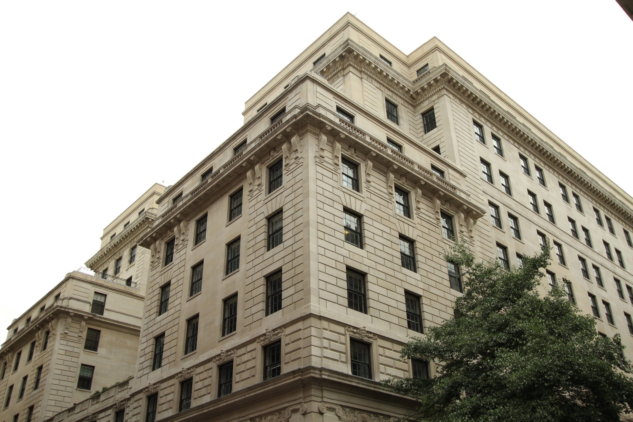 Portland stone cleaning, Devonshire House