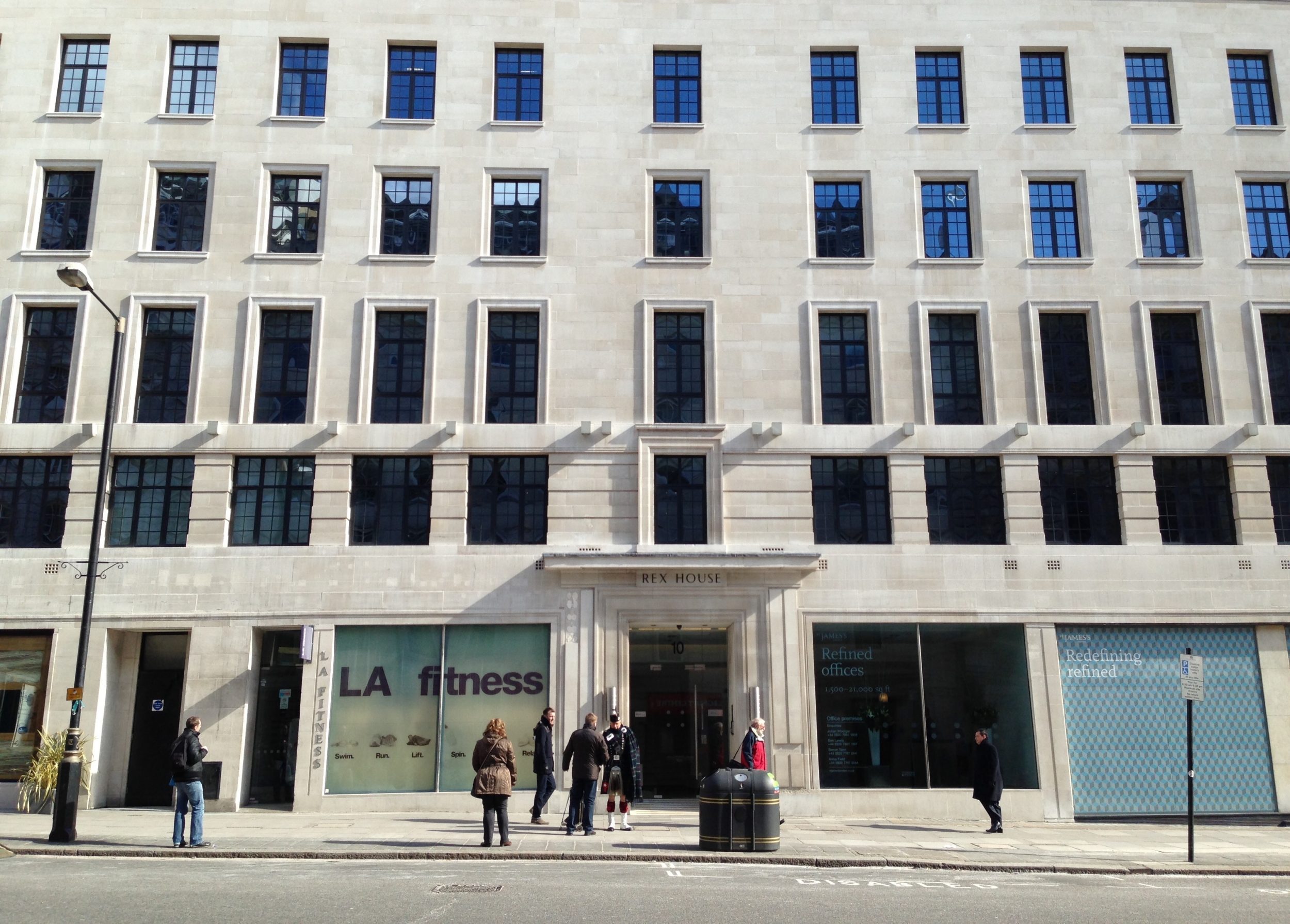 Rex House-facade cleaning