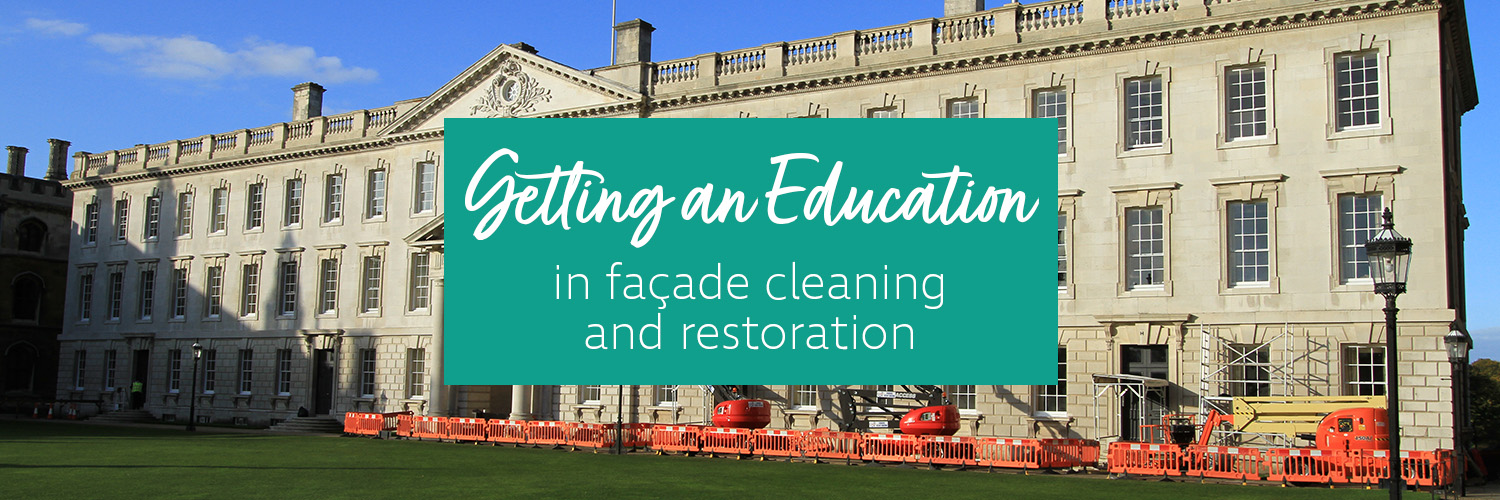 Getting an education in façade cleaning and restoration